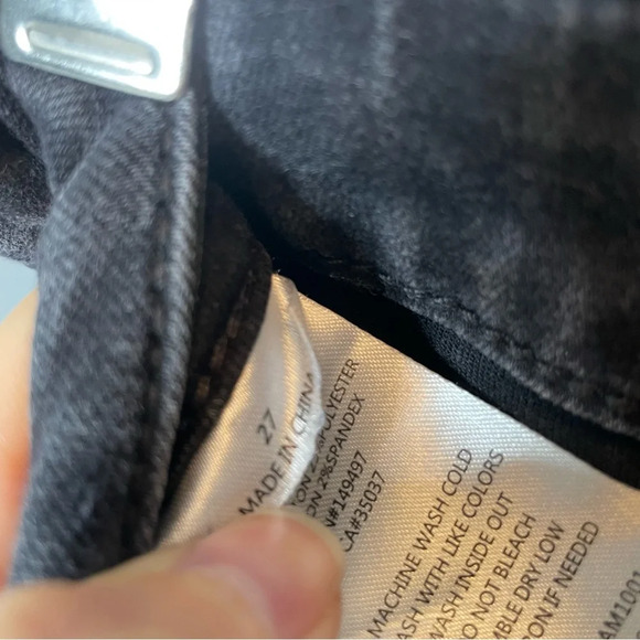 Sam Edelman The Kitten Mid rise skinny ankle black denim jeans size27 - Picture 4 of 10